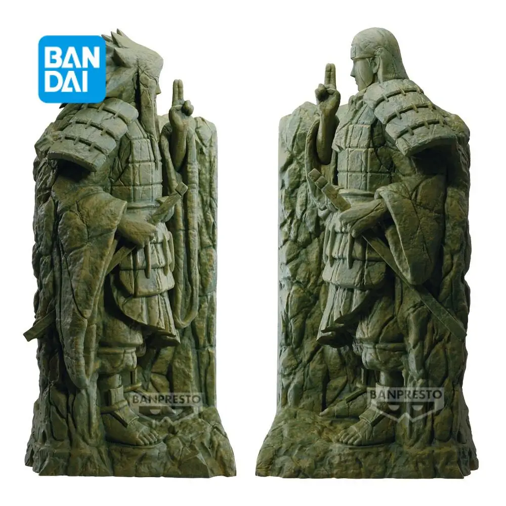 BANPRESTO Fig Life Valley of the End Senju Hashirama Uchiha Madara figura Original con licencia oficial figura de Anime modelo Naruto