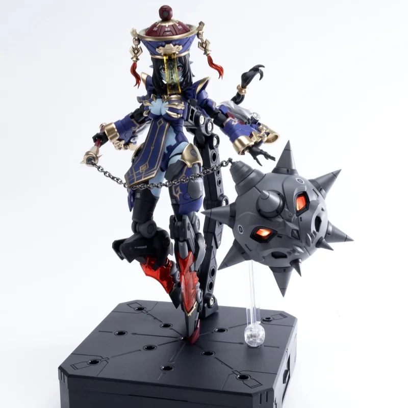 Hemoxian Medta Echoes Jiu Lian Assembled Kit Mecha Action Figure Collectible Model Desktop Decoration For Anime Hobbyist