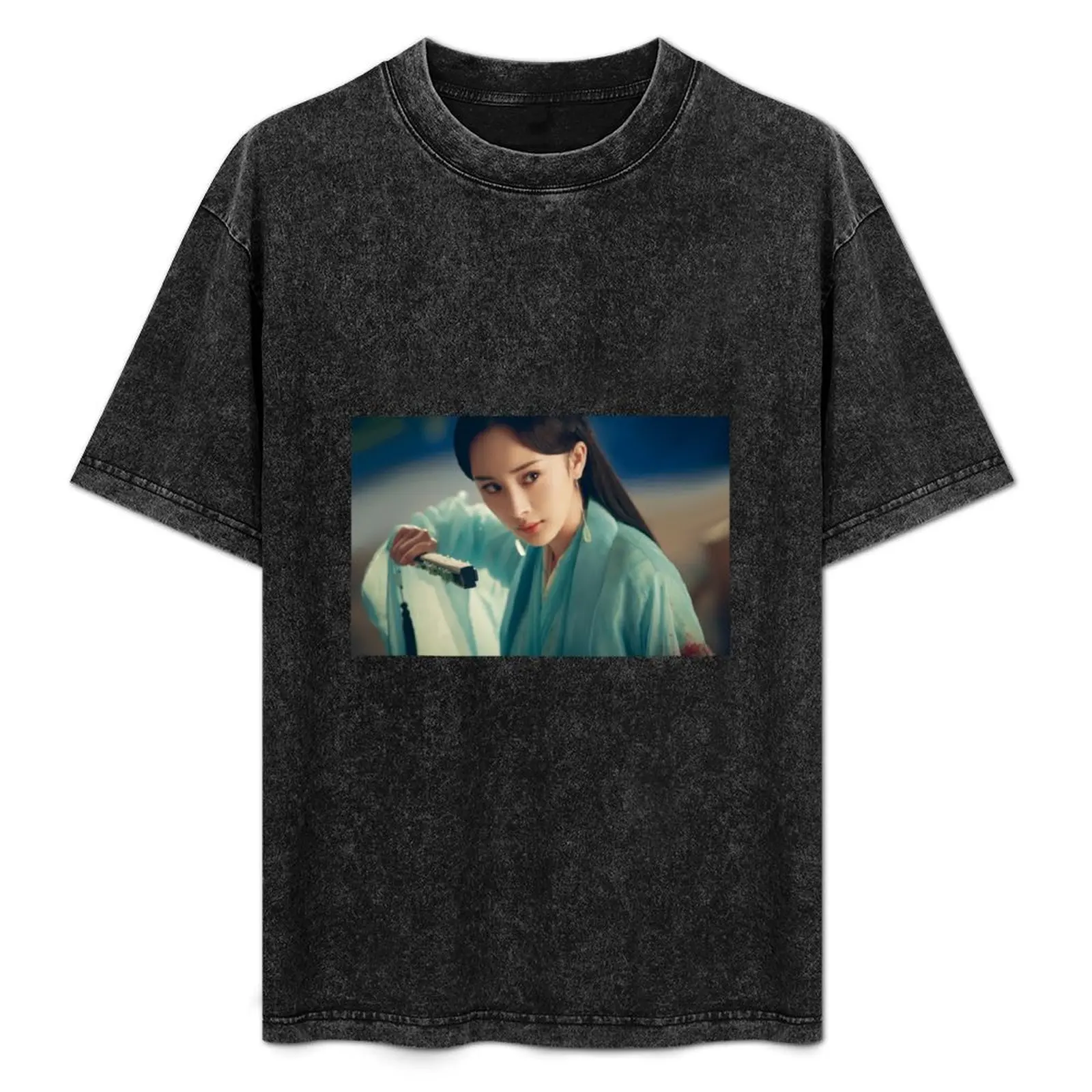 

Ten Miles of Peach Blossoms Yang Mi 1 T-Shirt Large Size Short Sleeve T-Shirt
