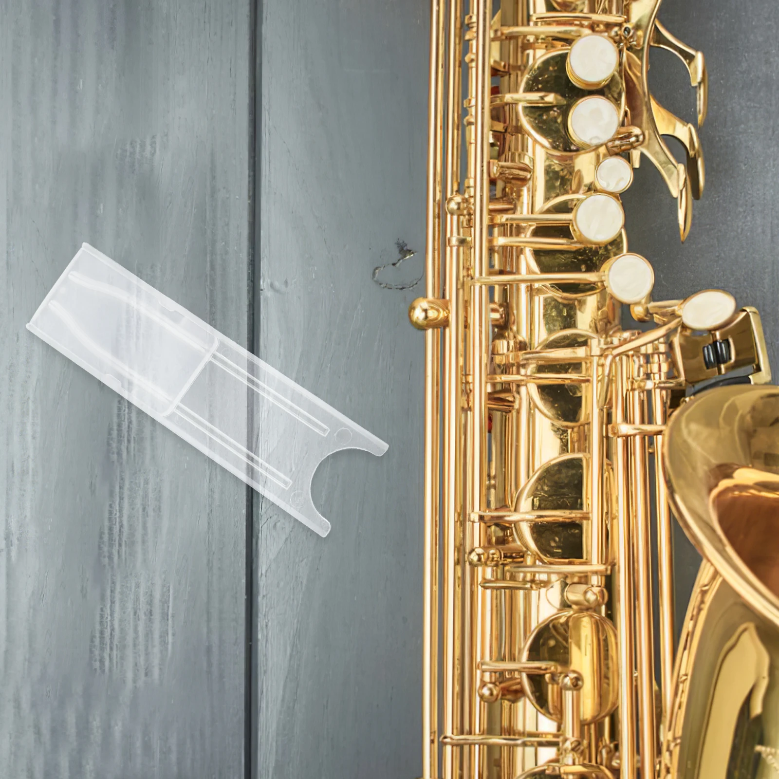 

4 Pcs Protective Clip Musical Instrument Accessories Holder Abs Tenor Saxophone