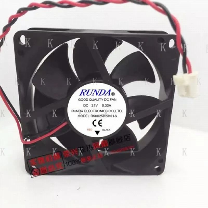 

C ДЛЯ RUNDA RS8025B24VH-S 8025 24 В 0,3 А 8 см инверторный охлаждающий вентилятор
