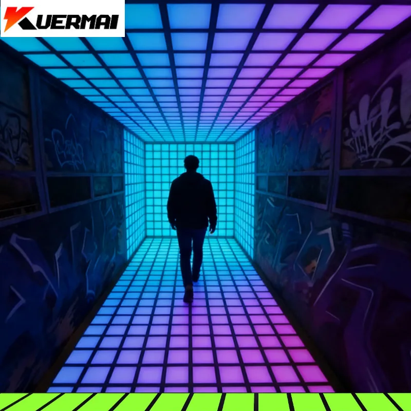 Dance Tiles Indoor Jump Large Set Certificate Interactive Hot Lights Wall Dance-Floor-Game Led Floor Game