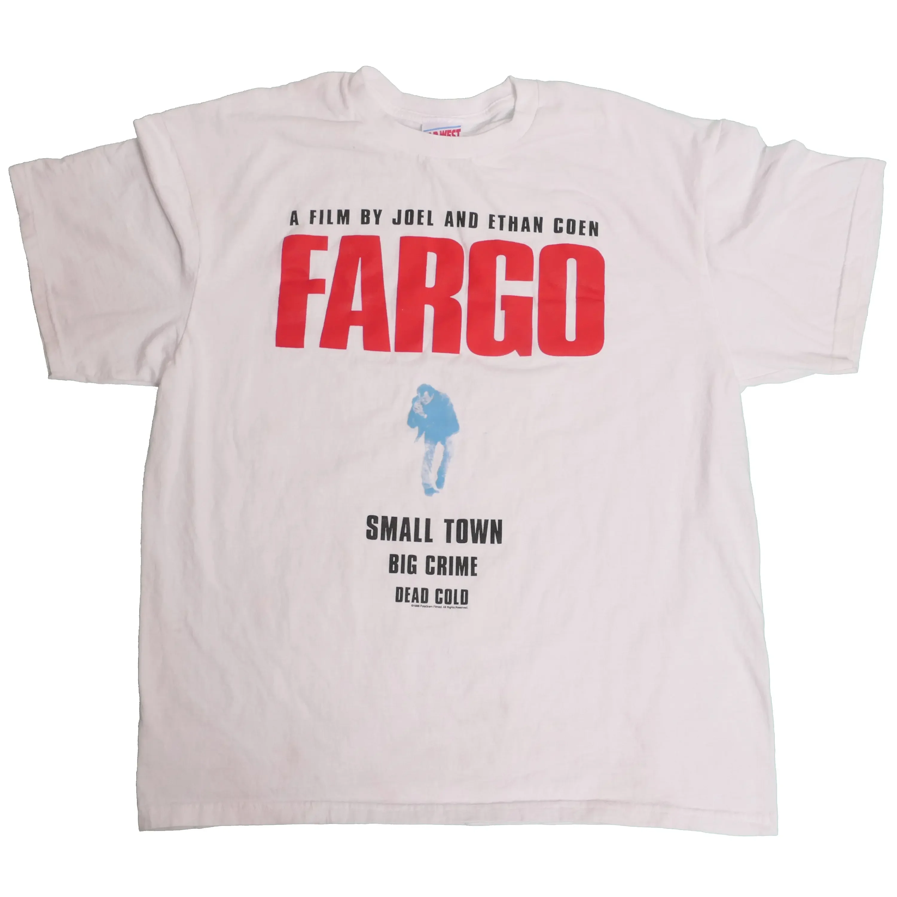 Camiseta de la película Fargo Coen Brothers 1996 película Dakota del Norte No Country hombres viejos Oscar Criterio culto cine clásico Halloween Boxy