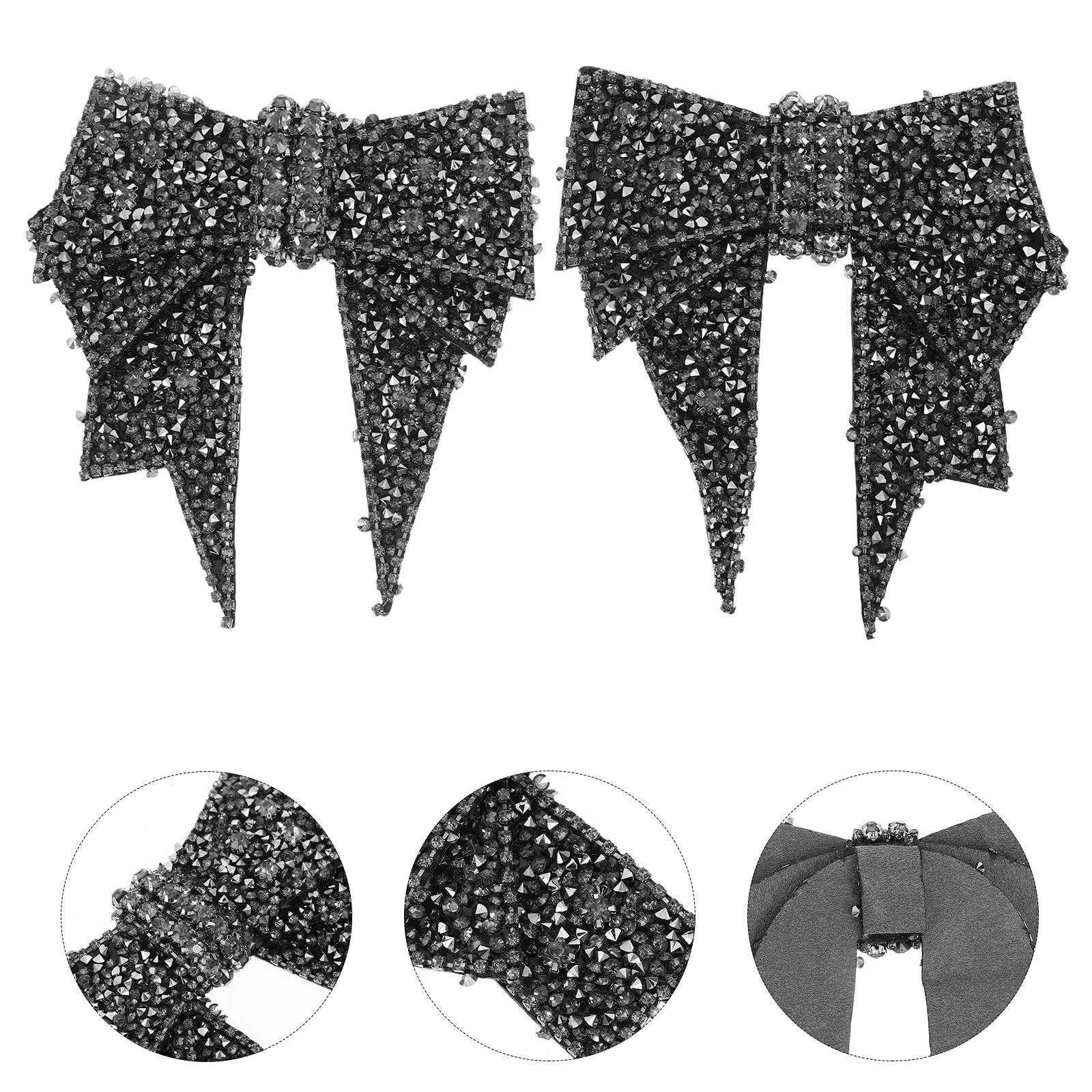 

2 шт., украшения для обуви со стразами и бантом, элегантные сверкающие бантики для обуви, зажимы «сделай сам», кроссовки на плоской подошве для каблуков, свадебная вечеринка, повседневная одежда