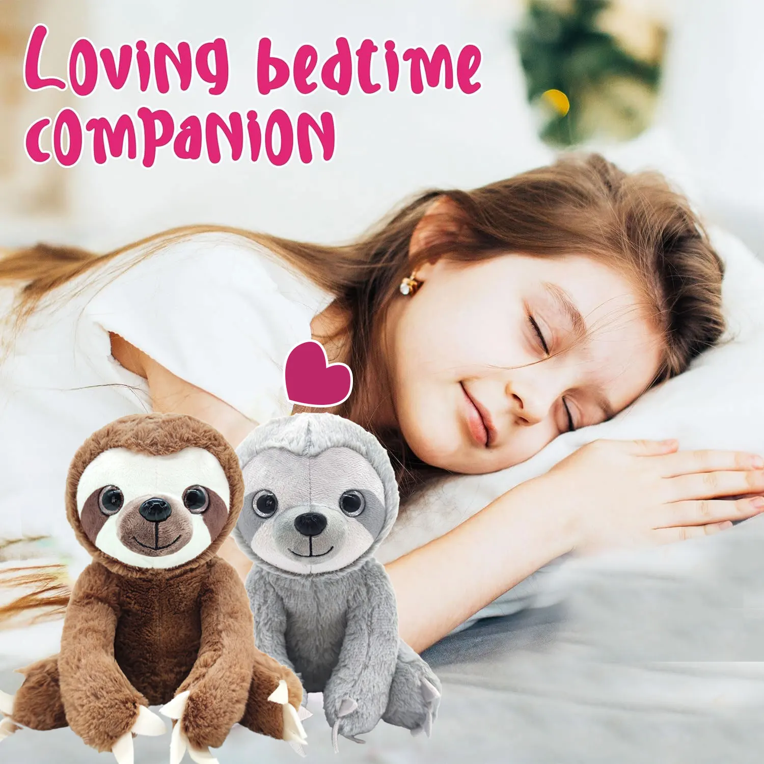 Beautiful sloth simulation plush toy 25 cm sloth doll gift cloth doll holiday birthday gift brown grey sloth for boy girl