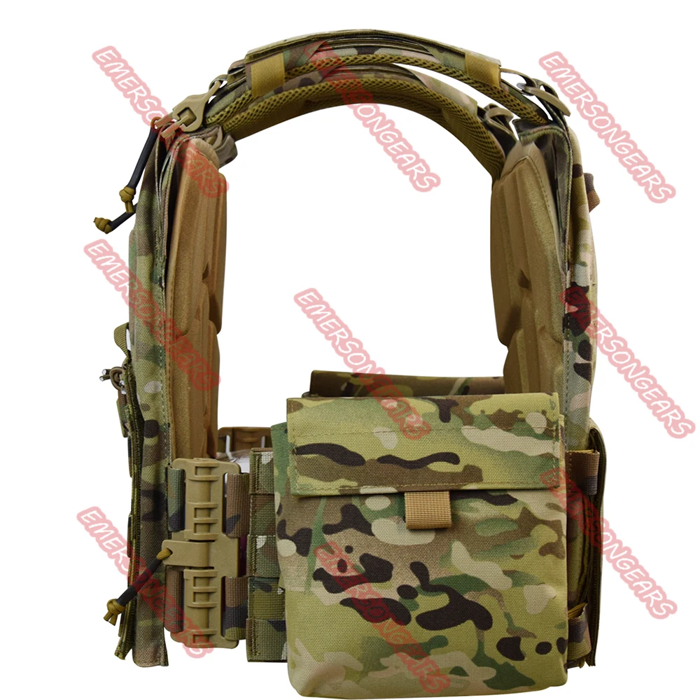 1000D Nylon L size  tactical vest set Run and Gone vest with side plate pockets with Front panel Plus EVA Gap padding