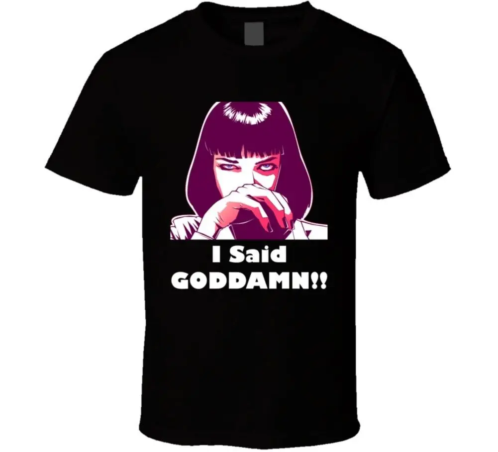 

Pulp Fiction Mia Wallace Retro Movie T Shirt