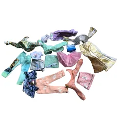 Rainbow Doll Coat Jacket Dress Socks Colorful Decors Original Doll Accessories DIY Dressing Gifts Toy Parts