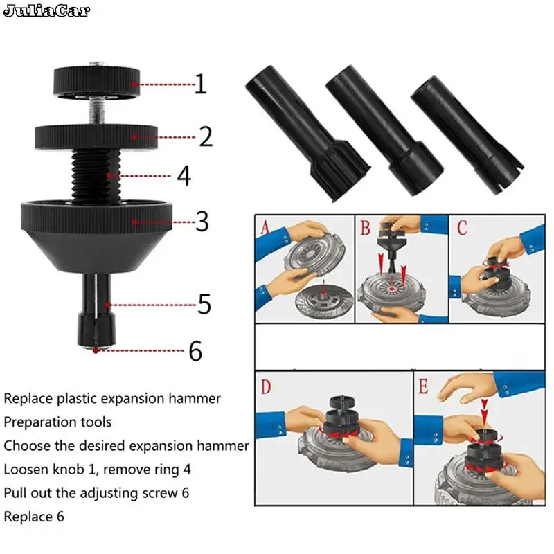 Auto Clutch Alignment Dismantle Tool Hole Corrector Universal Alignment Anti-slip Centering Disassembly Tool Car Repair Fix