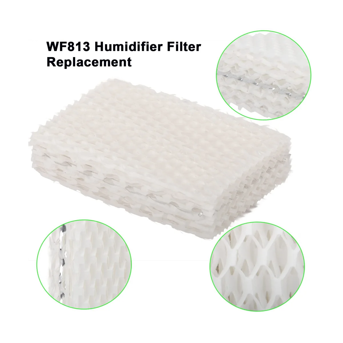 Sostituzione filtro stoppino umidificatore WF813 da 10 pezzi compatibile per filtro umidificatore Relion RCM-832 RCM-832N PCWF813