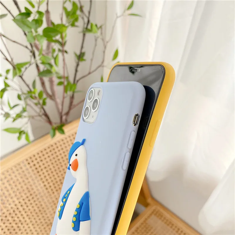 Cartoon 3d Ente Katze Fall Fall für Huawei Ehre 90 Pro 80 GT 60 50 se 30s 20s 10i 10 Lite niedlichen Bären weichen TPU-Abdeckung