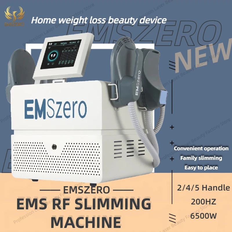 EMSZERO Newest 15 Tesla 200HZ Weight Loss And EMS Muscle Building Electromagnetic Body Sculpting  Slimming Machine