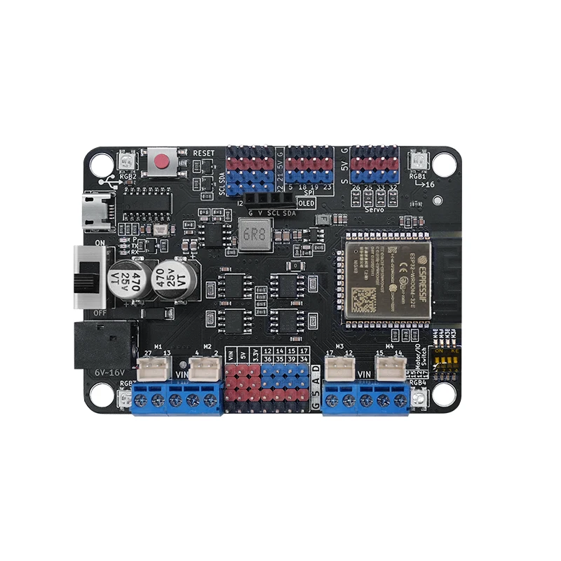 ESP32 Development Board 2.4G Wireless WiFi + Bluetooth 2-in-1 Dual-Core CPU IoT Servo Driver Robot Motor Driver Board