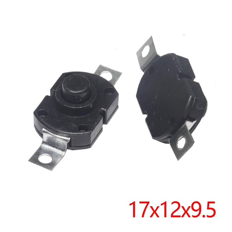 【30-10PCS】Push Button Switch 1712KD 30V 1A Flashlight Switch LOCK 17X12X9.5MM Table lamp Switch Flashlight Button Switch ON-OFF