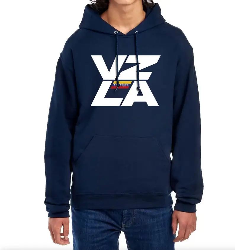 

Толстовка с капюшоном VZLA Venezuela, мужские и женские винтажные толстовки в стиле хип-хоп, повседневная уличная одежда с длинными рукавами и капюшоном