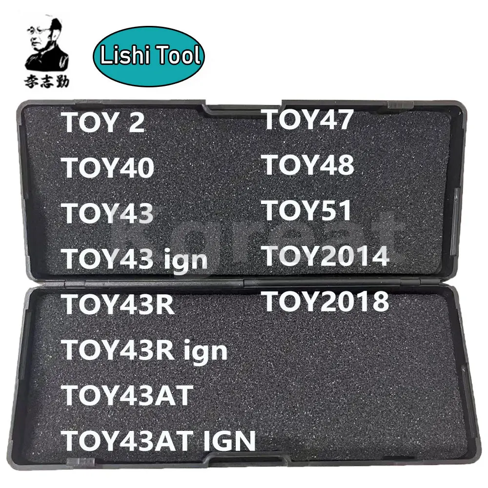 

Hot Lishi 2 in 1 Tool TOY43 TOY43AT TOY43R TOY47 TOY51 TOY2014 TOY2018 TOY2 TOY48 TOY40 for Toyota Locksmith Tool for Toyota