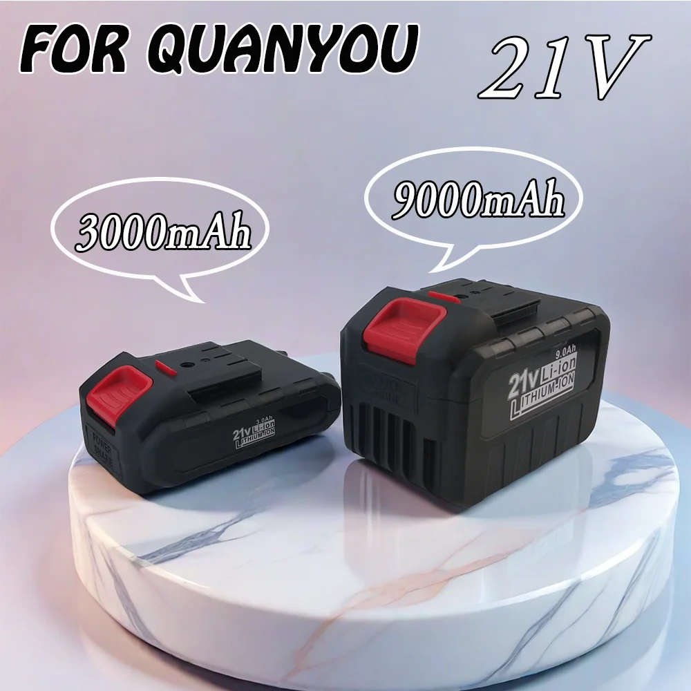 

21V 3000mAh/9000mAh li-ion battery For QuanYou lithium-ion distribution drill power tool battery