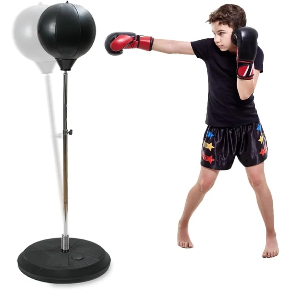 

Kids Boxing Freestanding Reflective Bag Dummy, for 6-16 year olds, Agile Exercise Equipment, Hand-Eye Coordination Exercise Kit