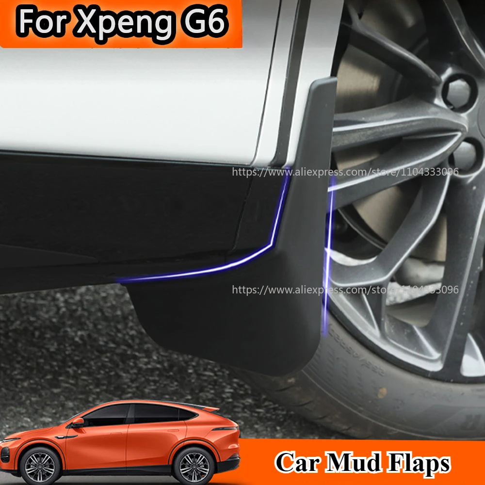 

Car Mud Flaps For Xpeng G6 2023 2024 ABS Splash Guard Mudguards MudFlaps Front Rear Fender For Xiaopeng G6 Accessories