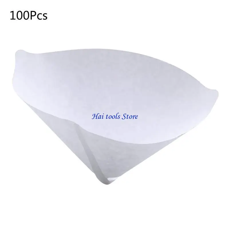 X37E 50/100x Mesh Paper Paint Strainers Mesh Paper Paint Filter Cone Strainer Funnel