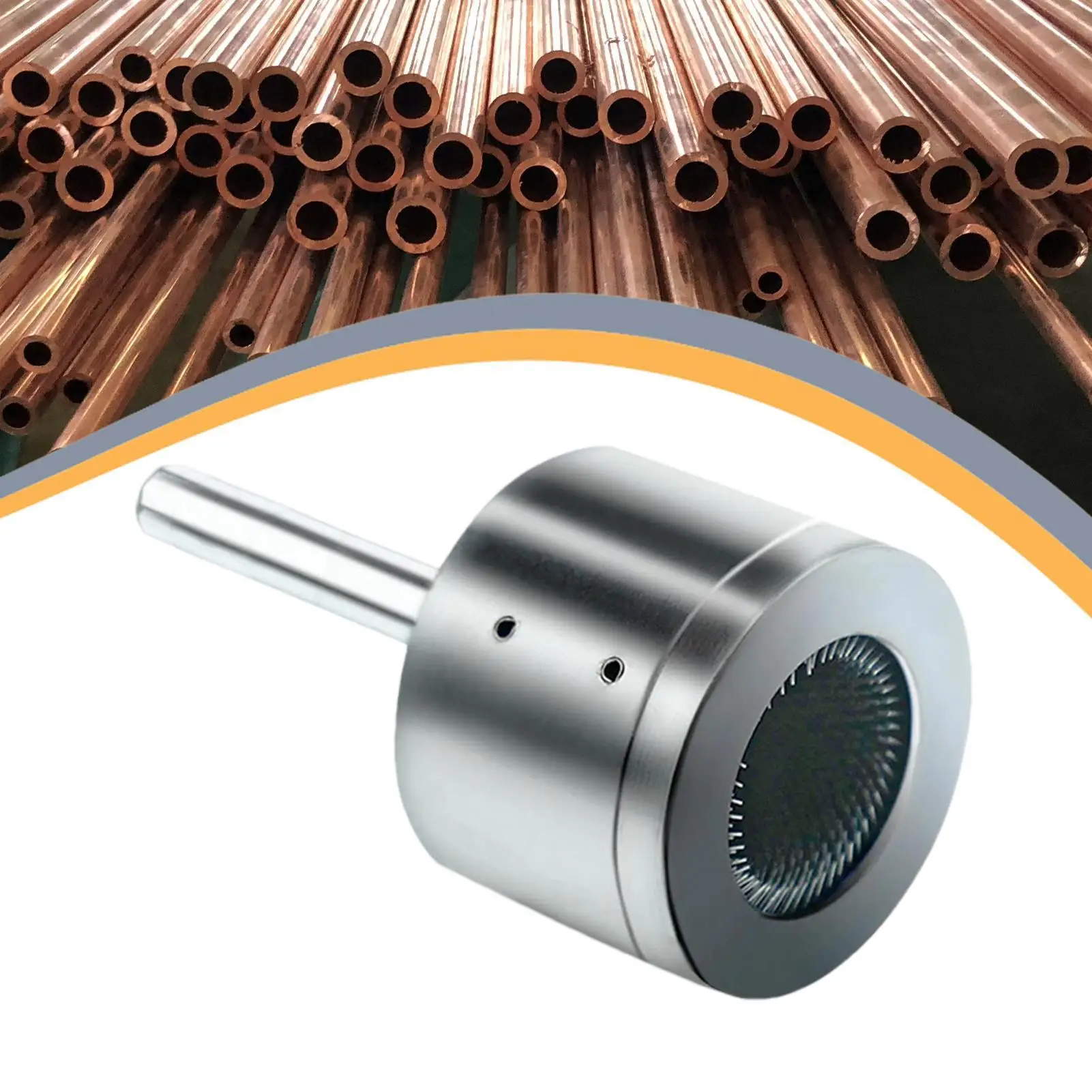 Metal Tube Cleaner for Drill Drill Tube and Pipe Cleaning Brush Cleaning Tool for Cleaning Preparing Copper Pipes Before Welding