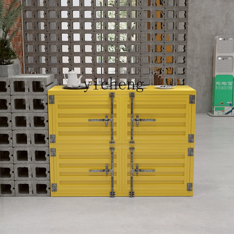 

YXY Industrial Style Cabinet Container Storage Cabinet Iron Art Multifunctional Creative Storage Cabinet