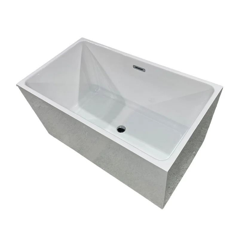 Rectangular acrylic bathtub hotel B&B home small apartment Japanese jacuzzi