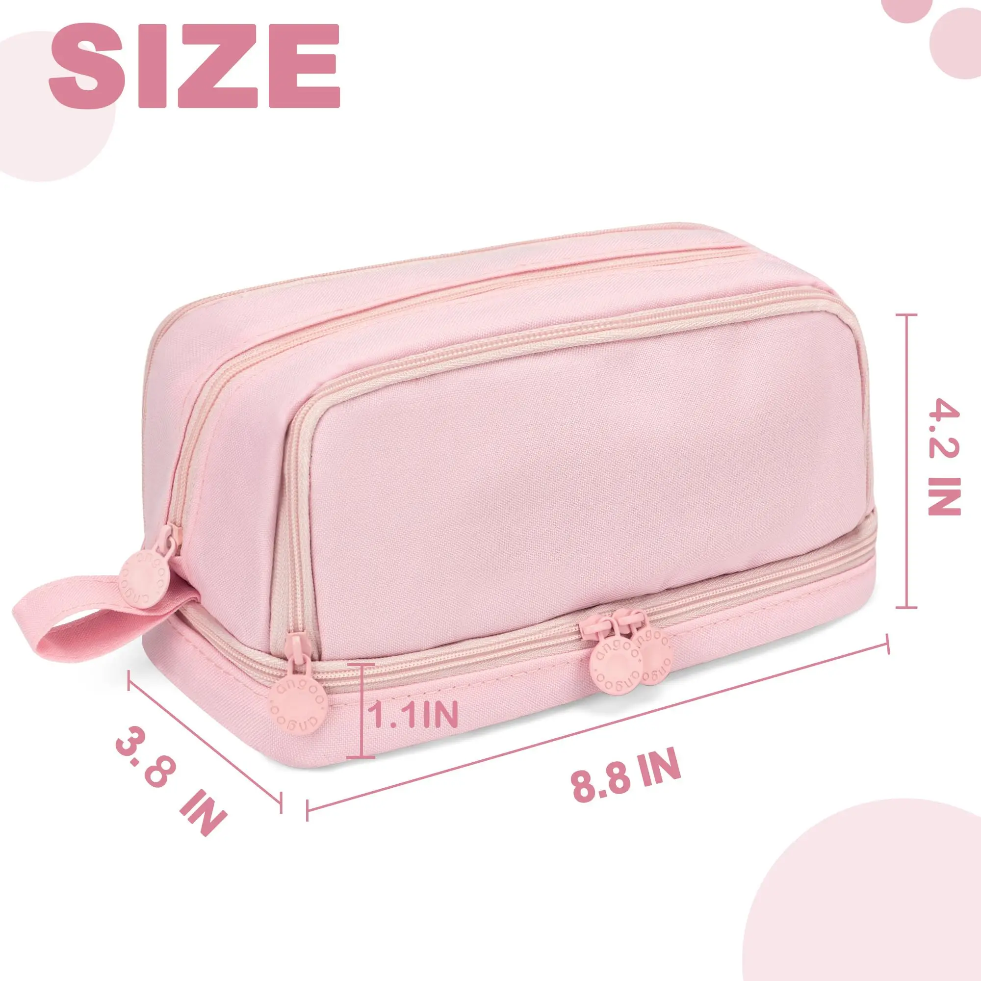 

Large-capacity Portable Pencil Case, Minimalist Multi-compartment Pencil Case, Desk Organizer for Stationery