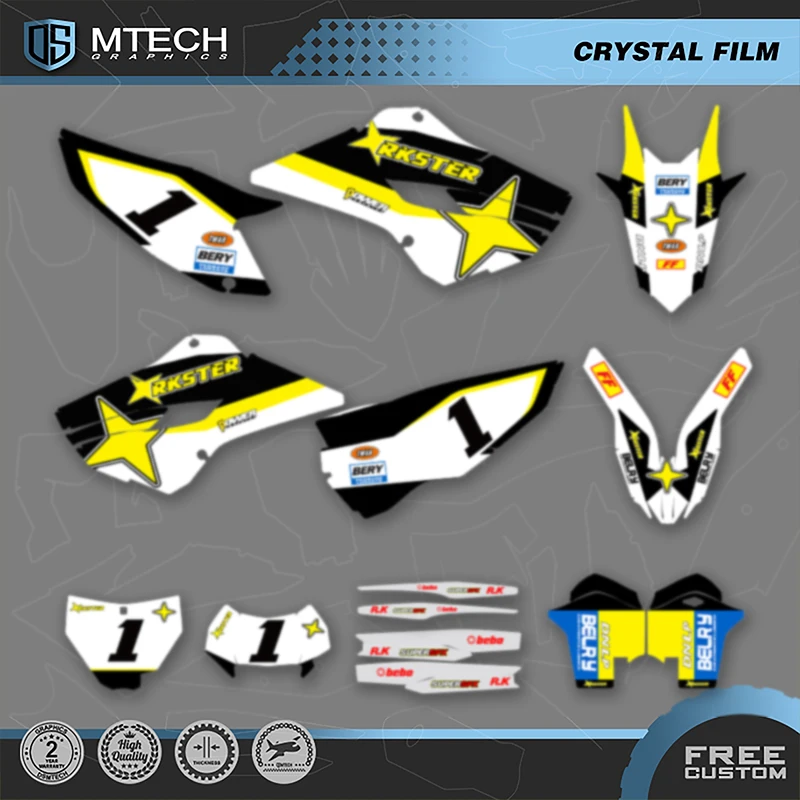 

DSMTECH Motorcycle Graphics Sticker Kit for HUSABERG TE 125 250 300 / FE 250 350 450 501 2013 2014 002