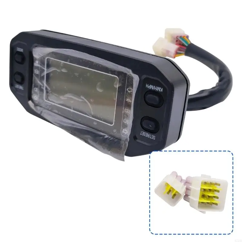 M76E ABS-Instrumentengruppe mit zentraler LCD-Anzeige und Bedientasten – Detail 7