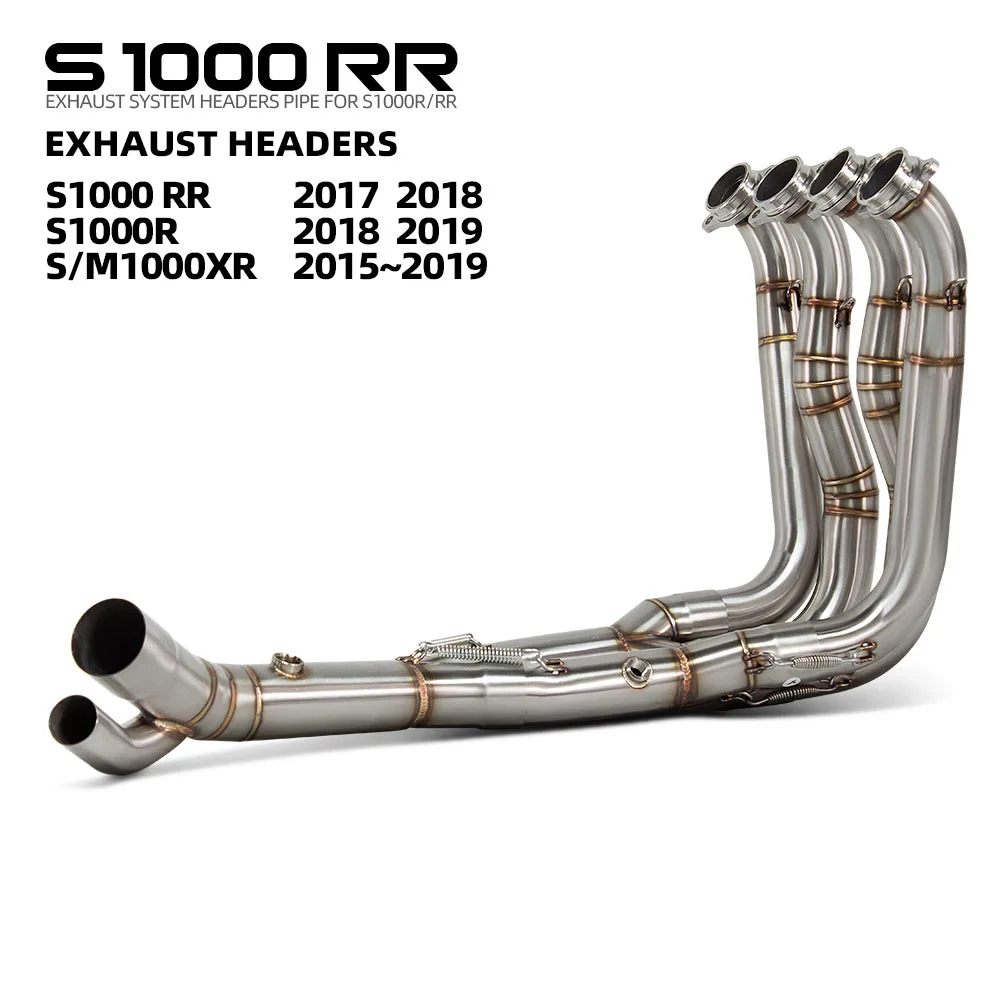 S1000RR Exhaust Headers Tube For S1000 RR 2017-2018 S1000R 2018-2019 S1000XR M1000XR 2015-2019 Motorcycle Escape Manifold
