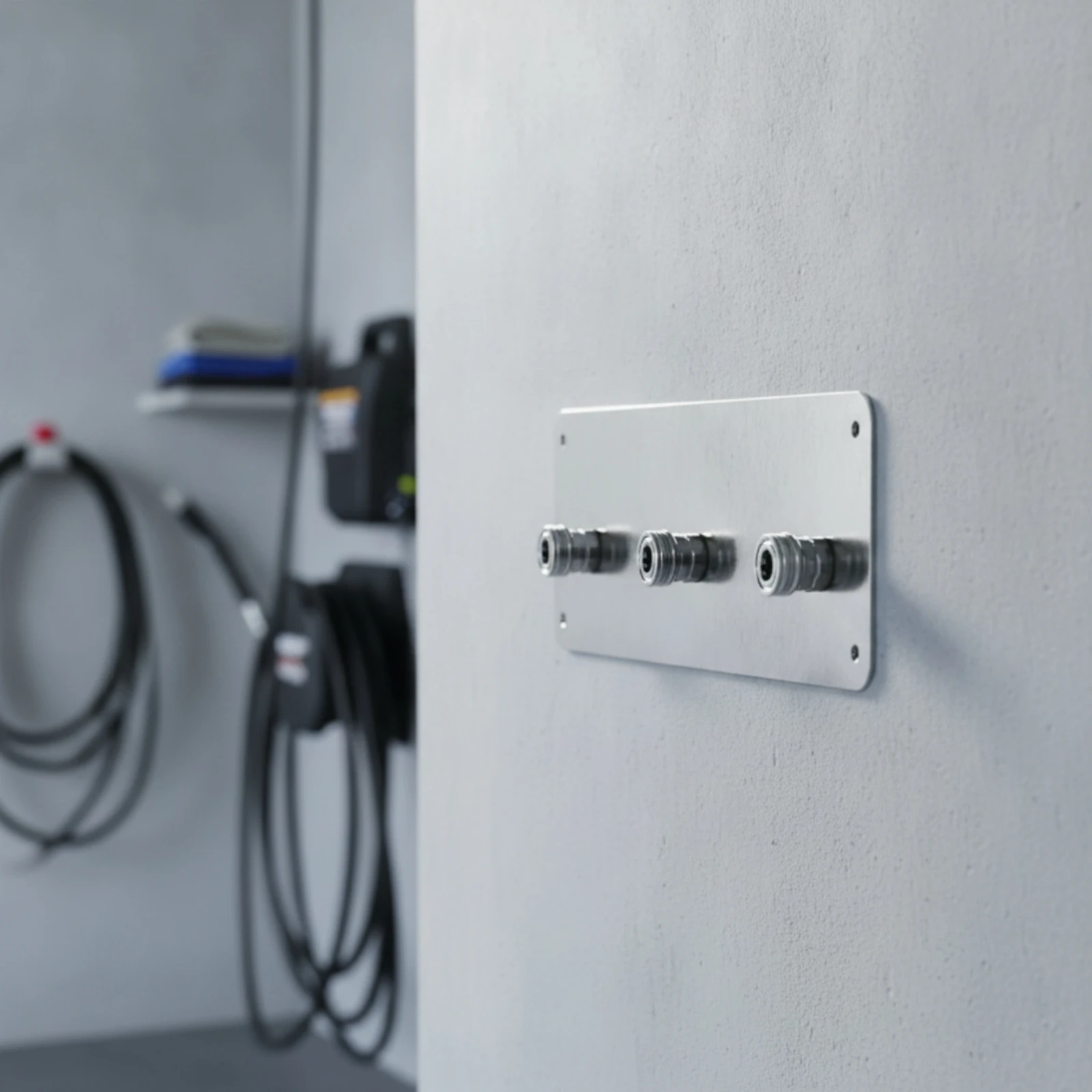 Accessory Holder Corrosion-Resistant Wall-Mounted Pressure Washer Accessory Rack Foam Cannon Holder Sturdy for Garage
