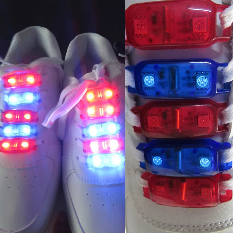 LED-flitser, lichtgevend licht voor sportschoenen, waarschuwingslampje voor kinderschoenen, vibrerend nachtlampje, kleurrijk klein kleurenlicht