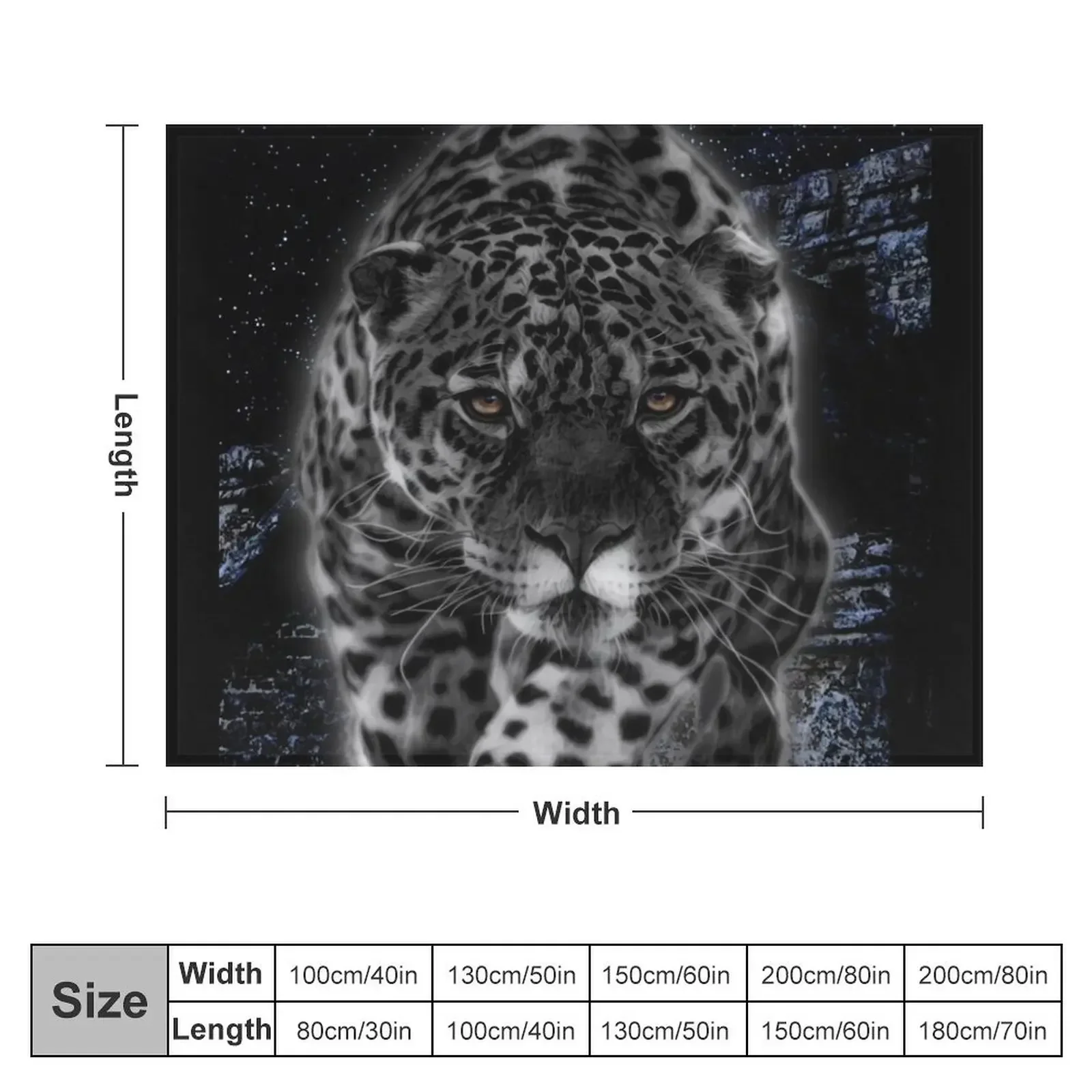 SPIRIT OF THE JAGUAR Throw Blanket Polar Thermals For Travel Travel Hair Blankets