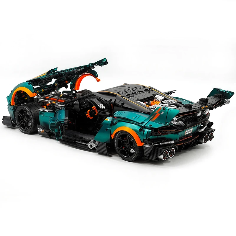 Technische 1:8 Vulcan Super Sport Voertuig Bouwstenen Set GULY 10647 Hypercar Model Bricks DIY Speelgoed voor Volwassen Chrismas Geschenken
