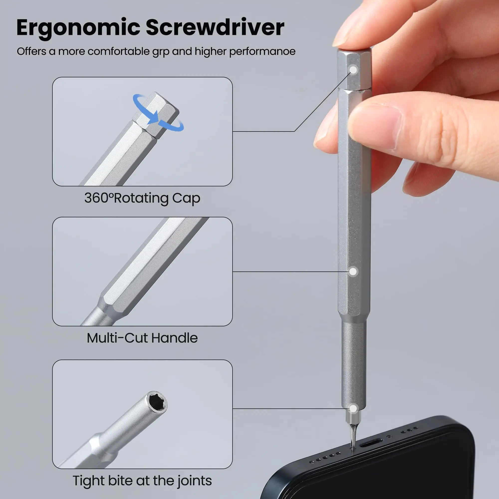 24 in 1 Precision screwdriver set magnetic Phillips Torx screwdriver head suitable for PC iPhone disassembly and repair tools