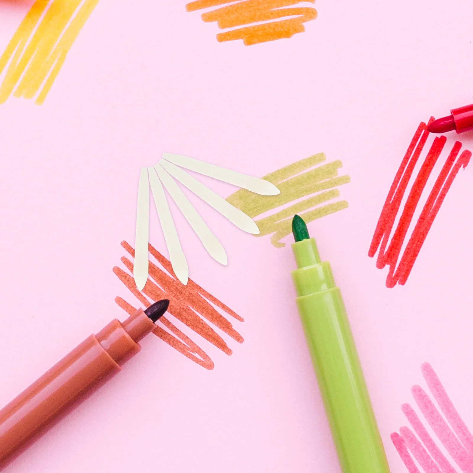 

100 шт. насадки для маркеров, сменные ручки, металлические точки, маркеры, наконечники для письма, каллиграфии