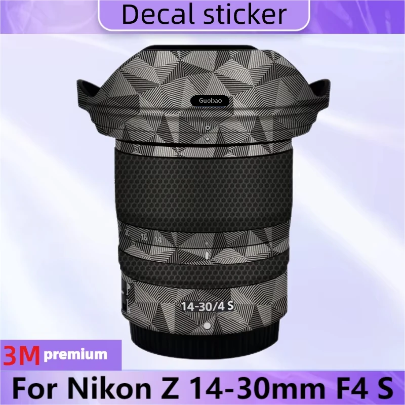 

For Nikon Z 14-30mm F4 S Lens Skin Decal Sticker Protective Film Anti-Scratch Protector Coat Z14-30 F4S F/4S F4\1430S