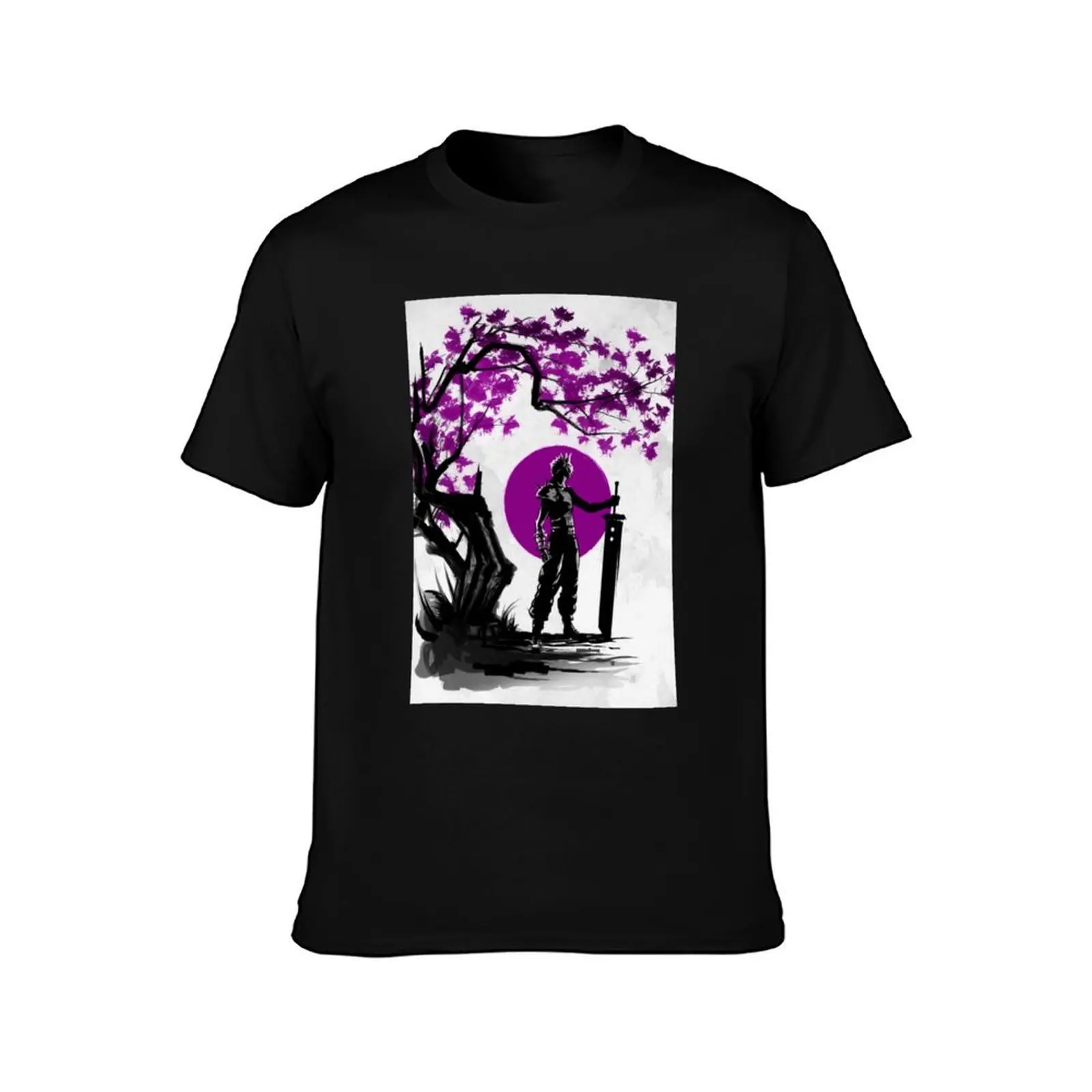 Cloud Strife - Japanese design T-Shirt Christmas Theme Tee Top