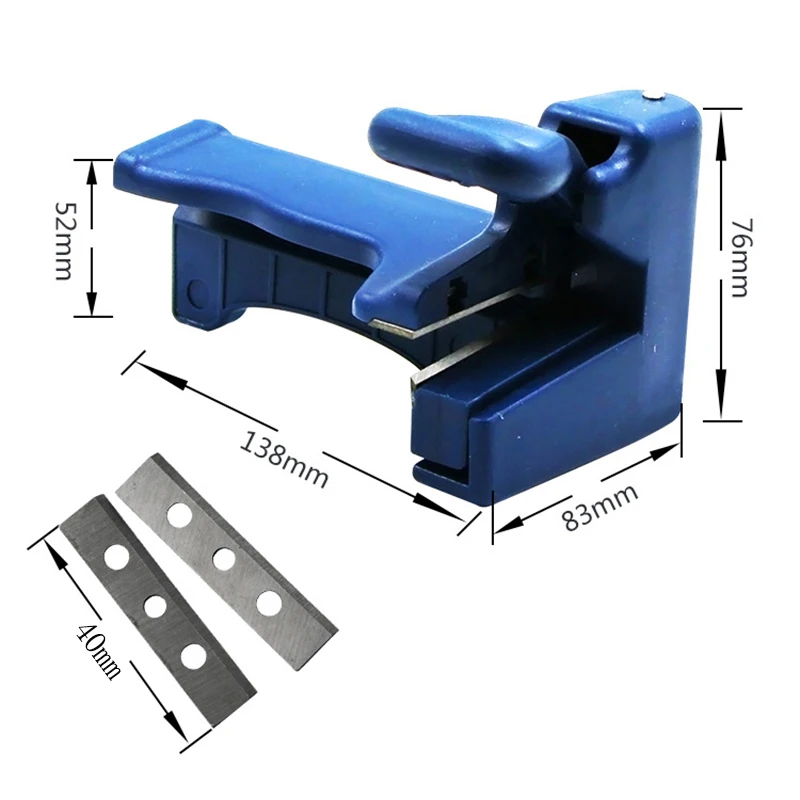 Sharp Double Edge Trimmer, Wood Side Banding Machine Set, Cabeça e cauda, Carpintaria Ferramenta Lâmina, Carpinteiro Hardware