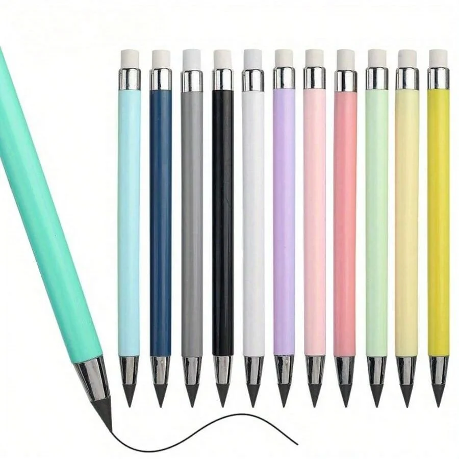 6/12/18 Stück Tintenloser Stift, Ewiger Stift Wiederverwendbarer Unbegrenzter Stift zum Schreiben und Zeichnen für Schüler, Büro und Schule – Detail 5
