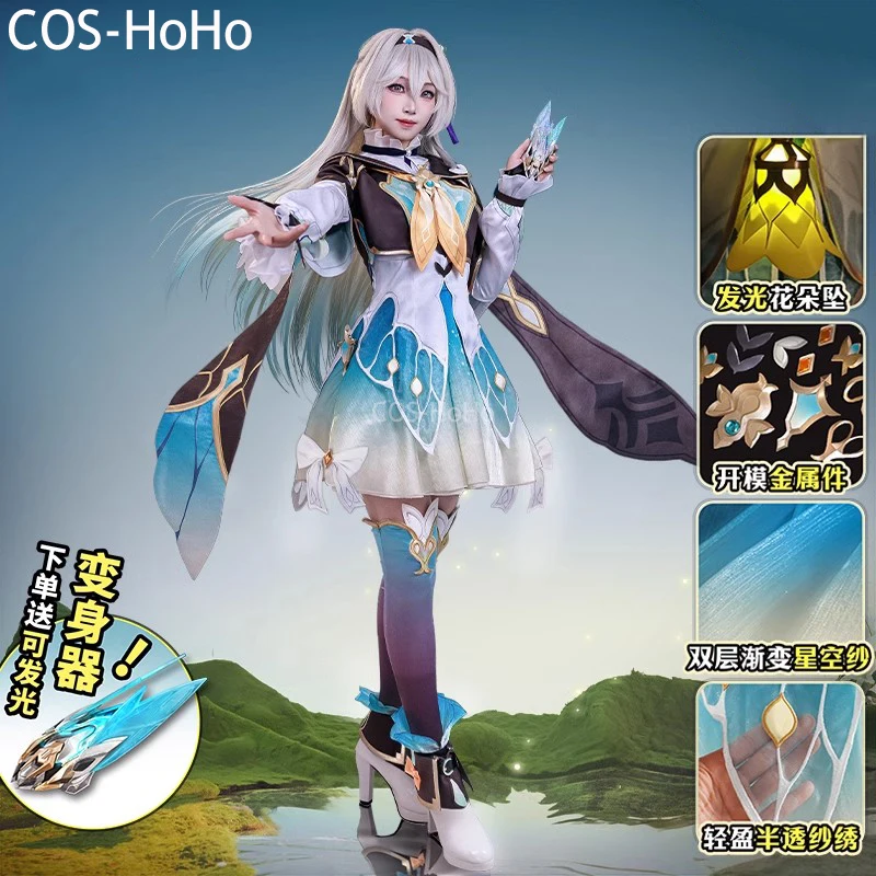 

COS-HoHo Honkai: Star Rail Firefly игровой костюм милое милое платье униформа косплей костюм Хэллоуин вечерние наряд для ролевых игр женский