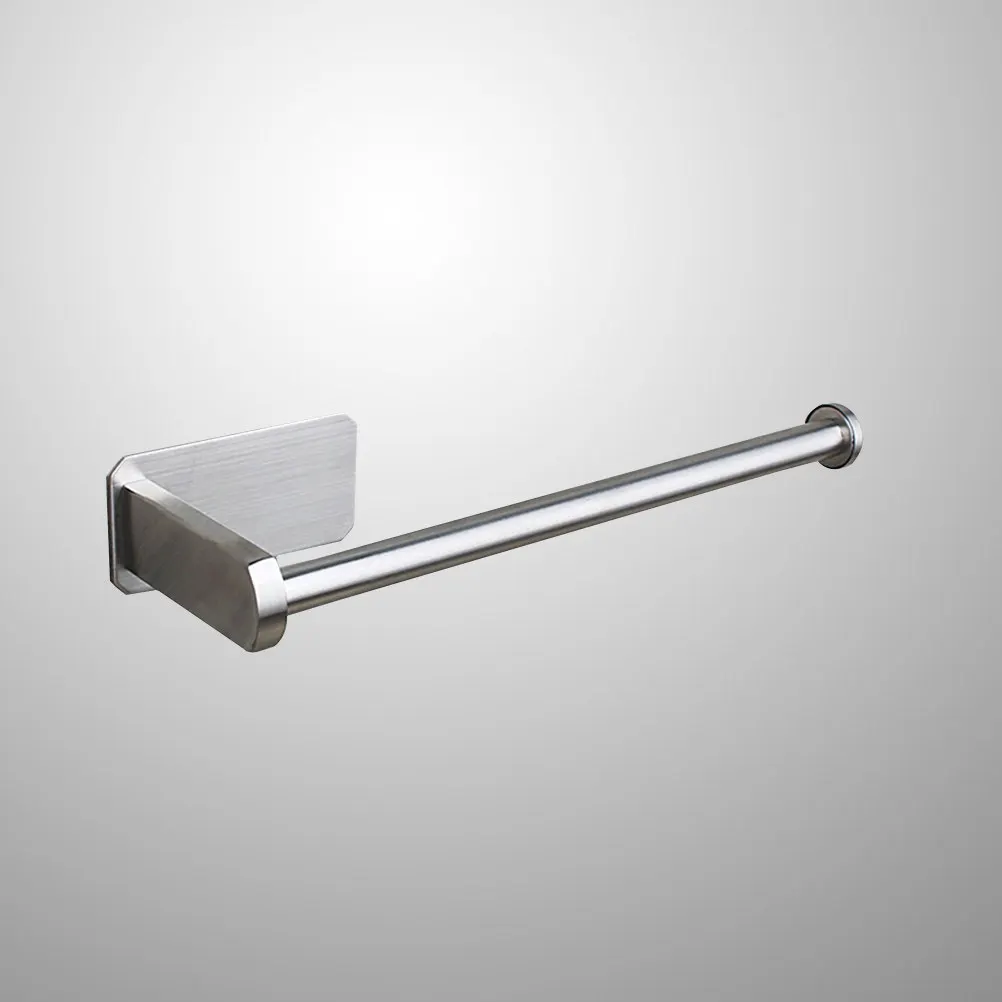 

Держатель для туалетной бумаги из нержавеющей стали, настенный, аксессуар для ванной комнаты, с гладкими краями, прочный, для стандартных рулонов.