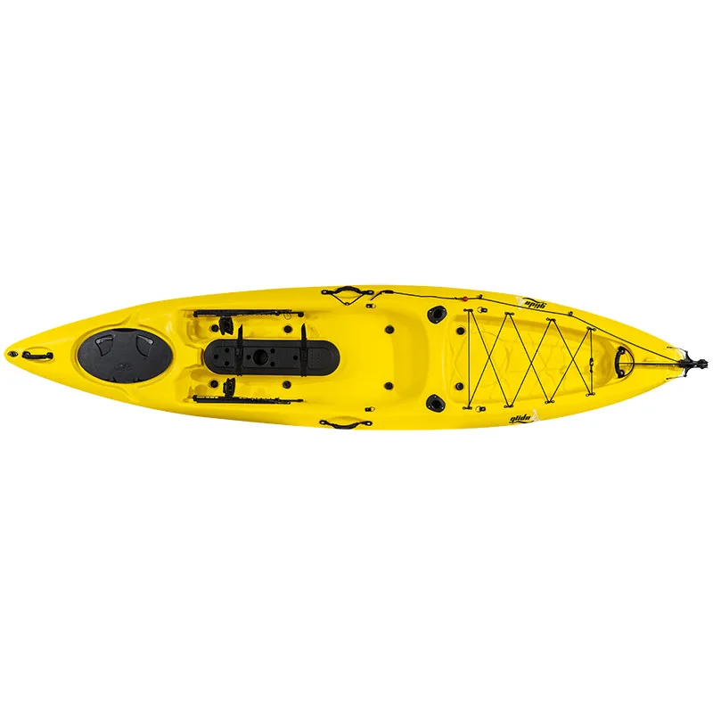 12ft Sit‑on‑Top Single‑Person LLDPE Fishing Kayak Suitable For River Paddling