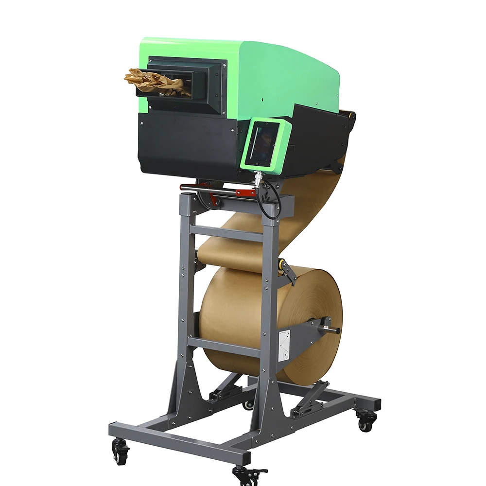 Eco-friendly Kraft paper cushion system paper void fill machine protective paper cushion machine for packing