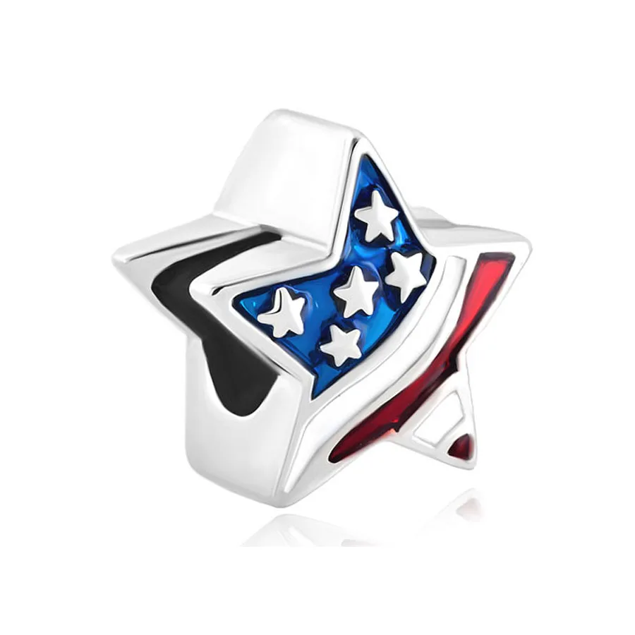 2026 الأوروبي 925 فضة العلم قلادة الأصلي سوار مجوهرات أوكرانيا كندا البرازيل قلادة قلادة حبة هدية