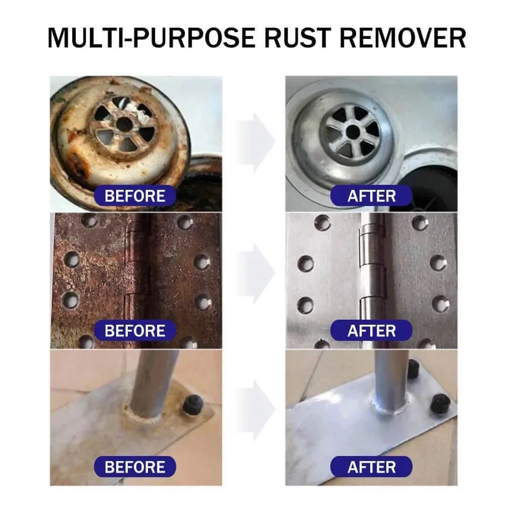 Professional Grade Rust Remover Spray For Metals Cleans Removes Rust And Prevents Further Damage On Various Surfaces