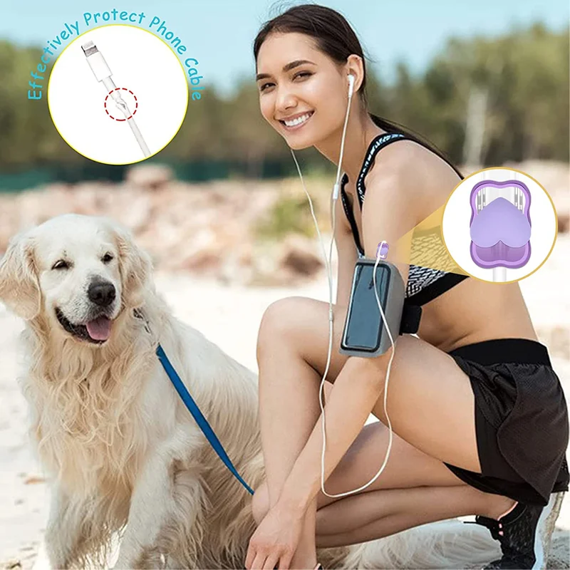 For Apple iPhone 18/20w Charger Case Data Cable Protectors Charger Head Shell Cartoon Cute Phone Power Adapter Protective Sleeve