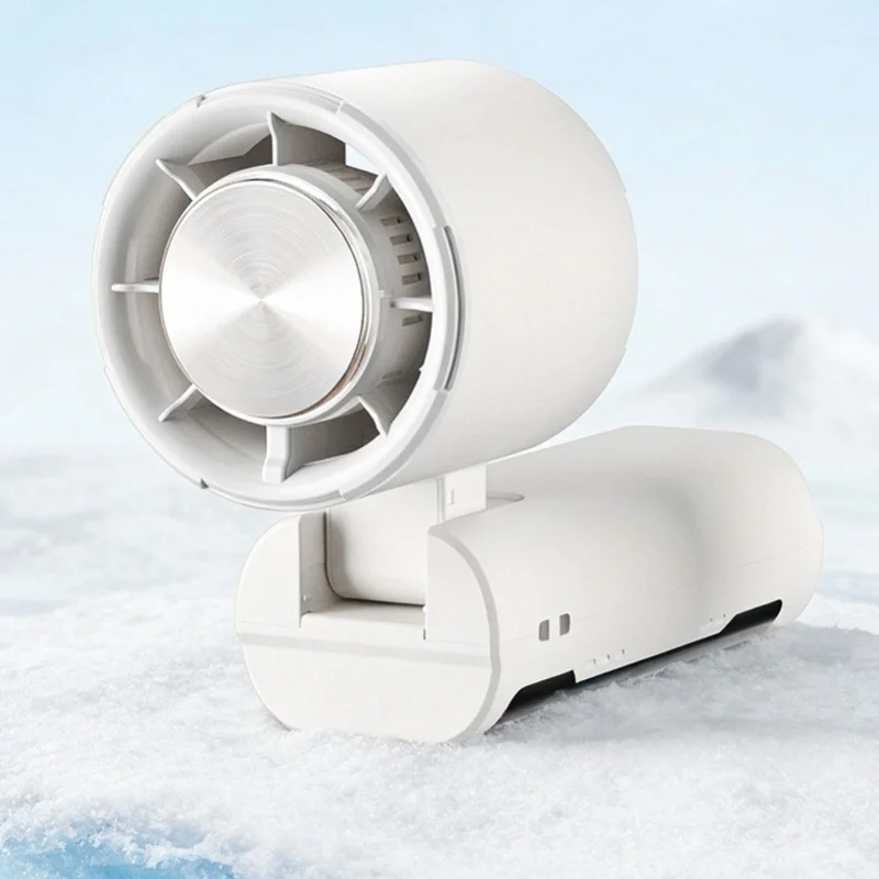 Portable Handheld Turbo Fan Battery Operated Up To 12 Working Hours USB Rechargeable Foldable Cooling Fan For Outdoor Activities