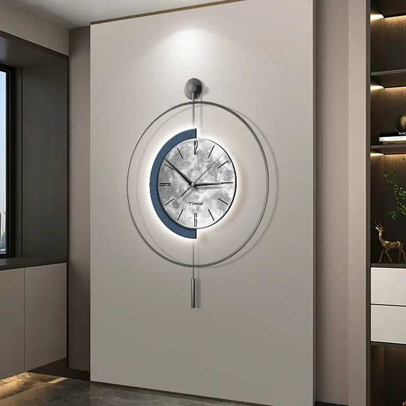 

Interior Modern Wall Clocks Bathroom Korean Cute Luxury Big Size Bedrooms Metal Clock Wall Mechanism Wanduhr Room Decorations